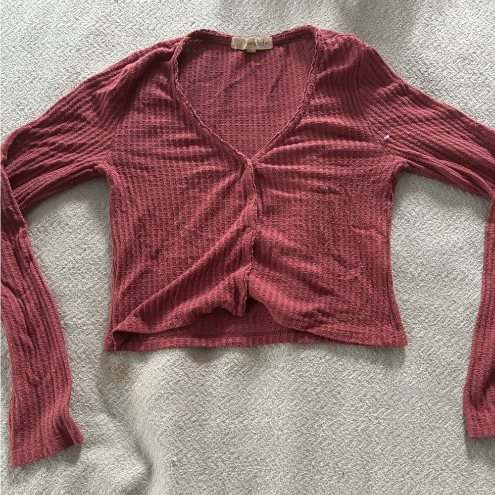 🎀✨ cute, long sleeve crop top✨🎀